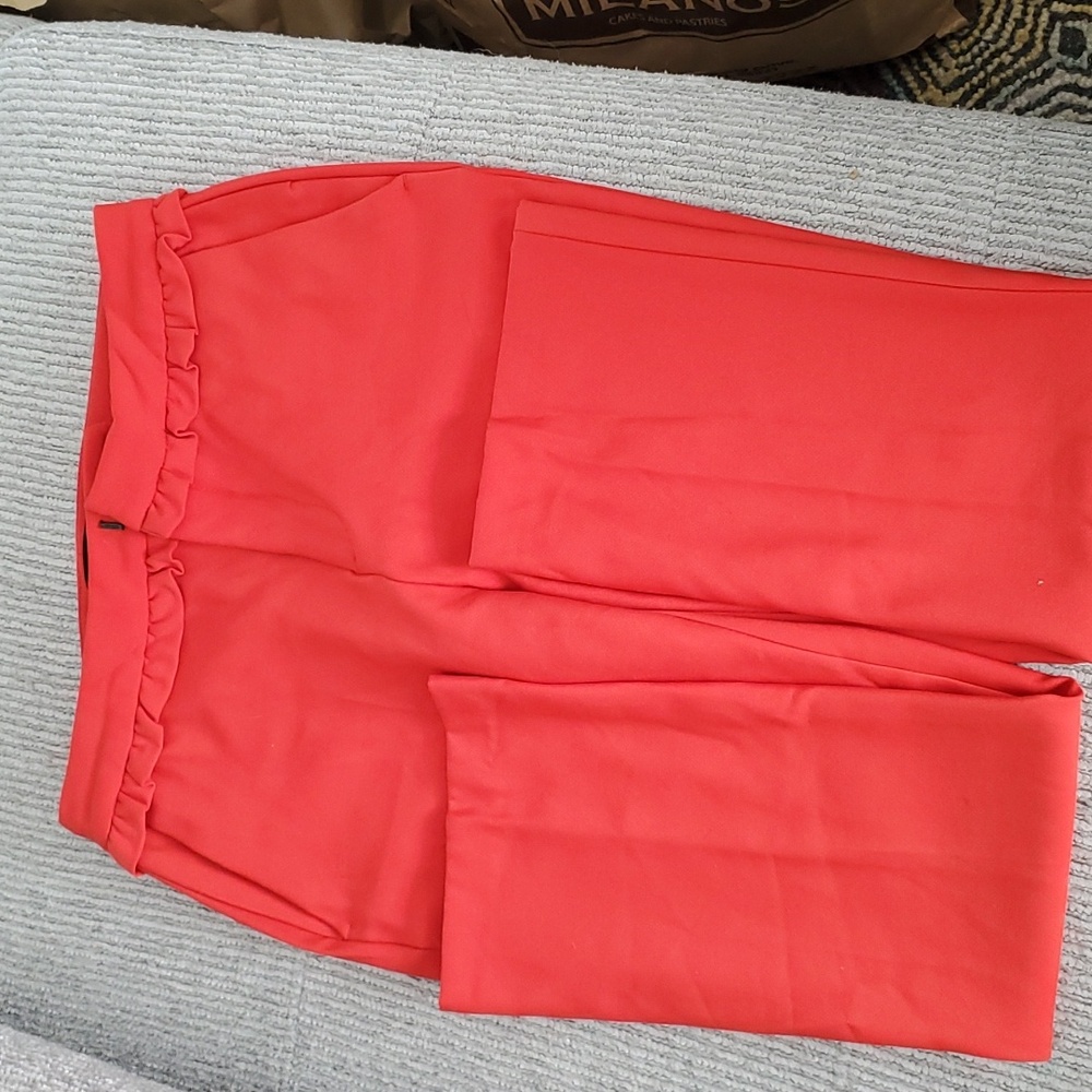Zara Candy Apple Red Pants